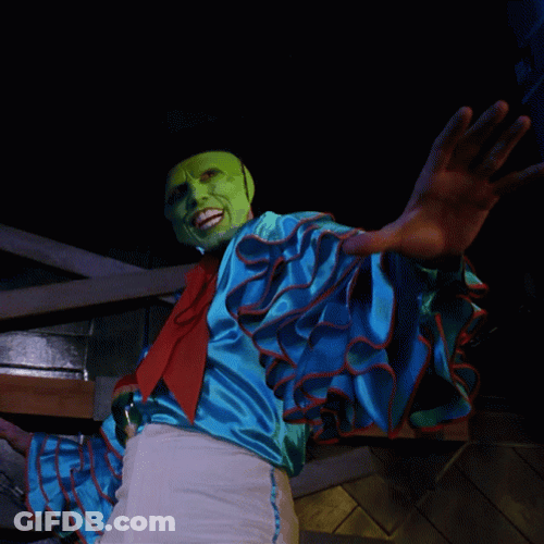 Jim Carrey The Mask Crazy Dancing GIF