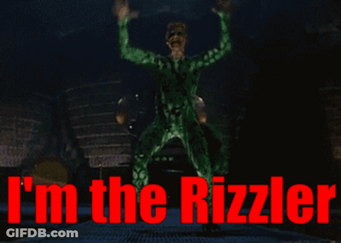 Jim Carrey The Riddler Rizzler Meme GIF