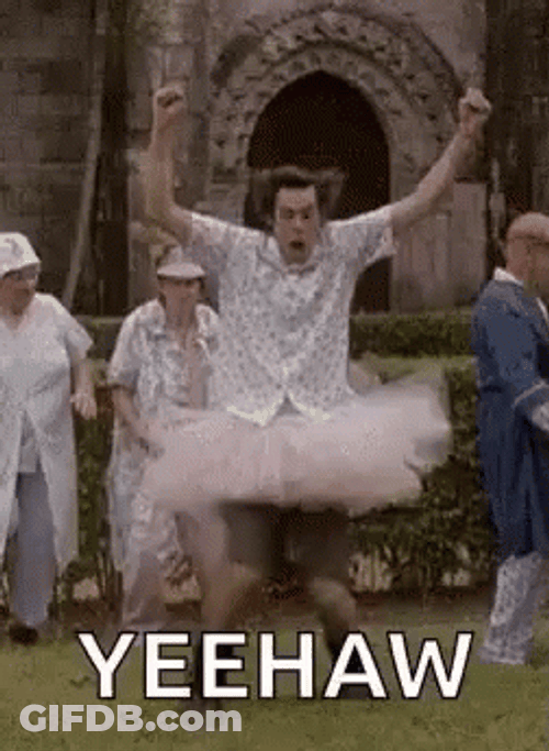 Jim Carrey Yeehaw Dance GIF