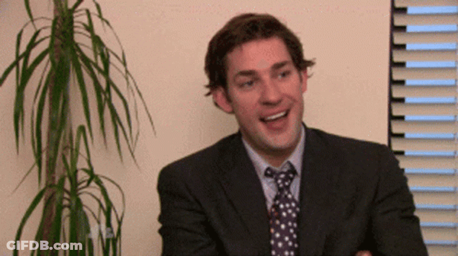 Jim Halpert Is Speechless GIF
