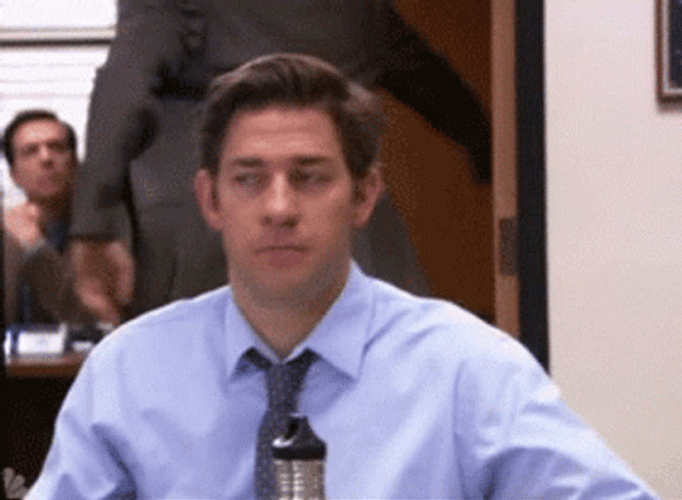 Jim Halpert The Office Basketball Air Shoot GIF
