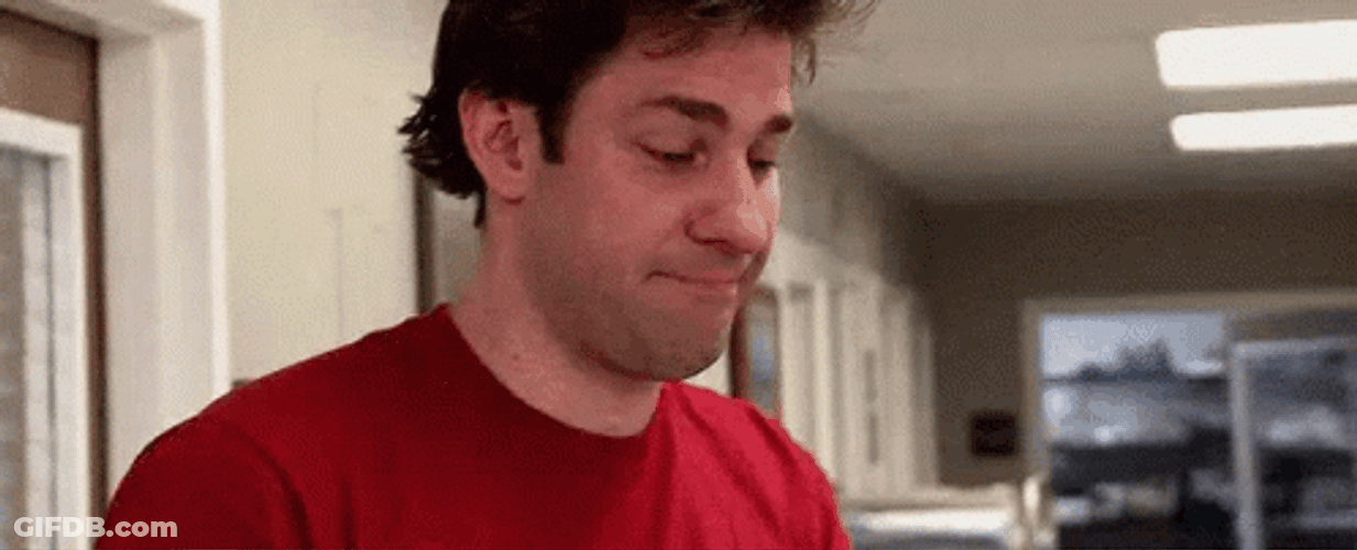 Jim Halpert The Office Cute Smile GIF