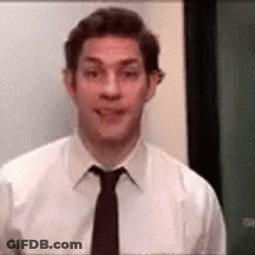Jim Halpert The Office What Is Going On GIF