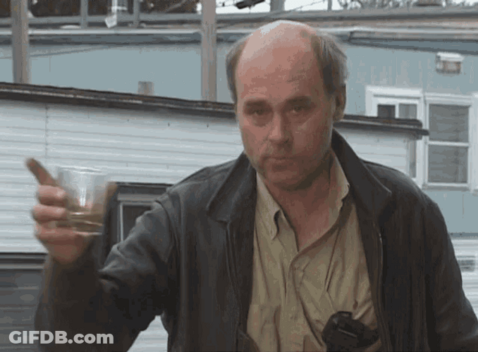 Jim Lahey Trailer Park Boys Talking Police Drinking Alcohol GIF