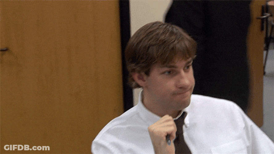Jim Missed It By That Much Sign GIF