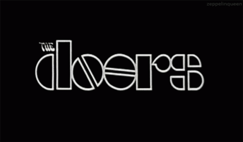 Jim Morisson The Doors Band Logo GIF