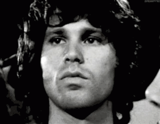 Jim Morrison Blinking Eyes GIF