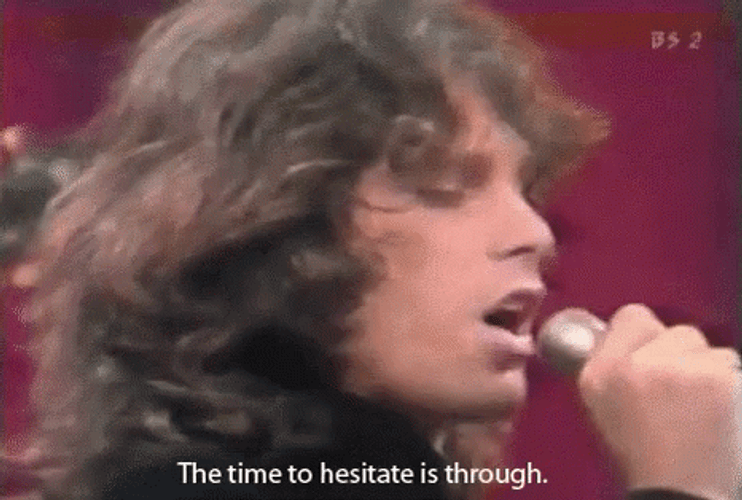 Jim Morrison Passionately Singing GIF