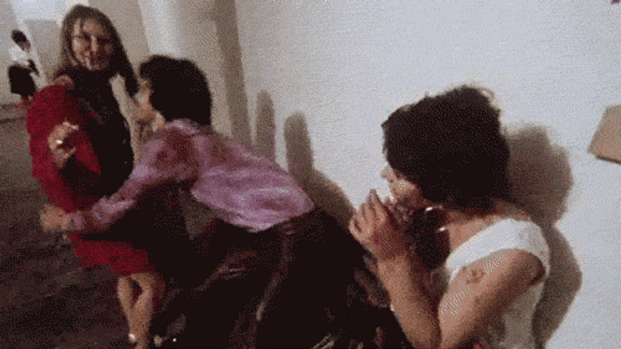 Jim Morrison Pulling A Woman GIF
