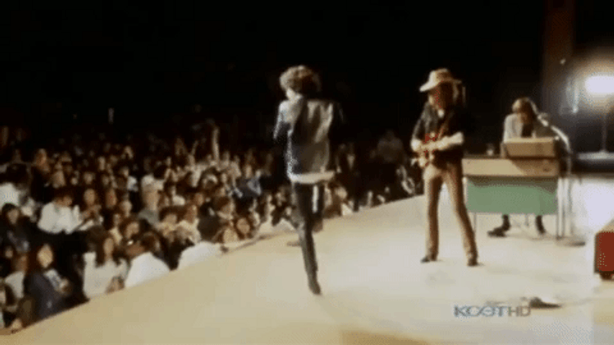 Jim Morrison Singing With The Crowd GIF