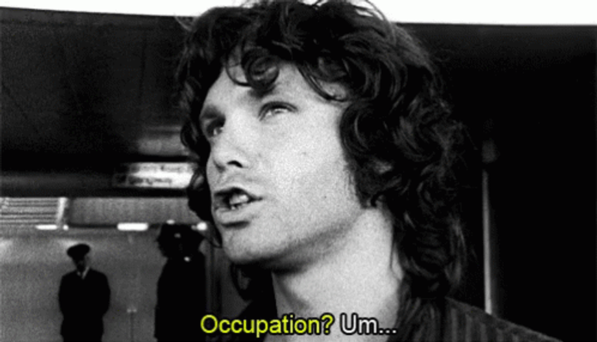 Jim Morrison Smiling At The Camera GIF