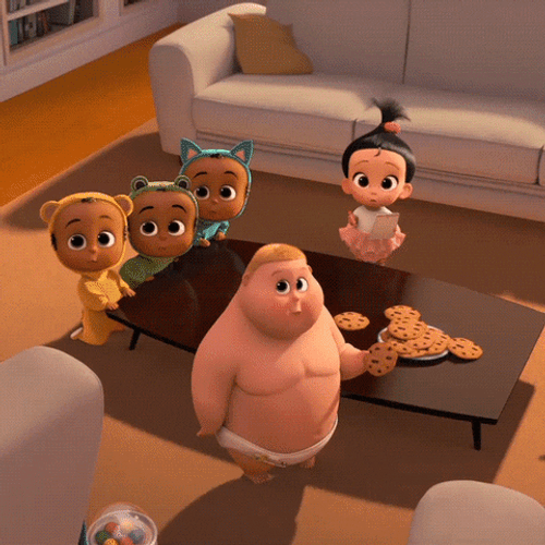 Jimbo Boss Baby Lots Of Kids GIF