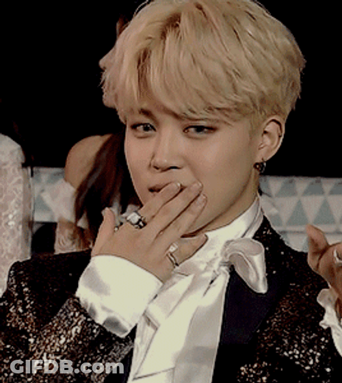 Jimin Flying Kiss GIF