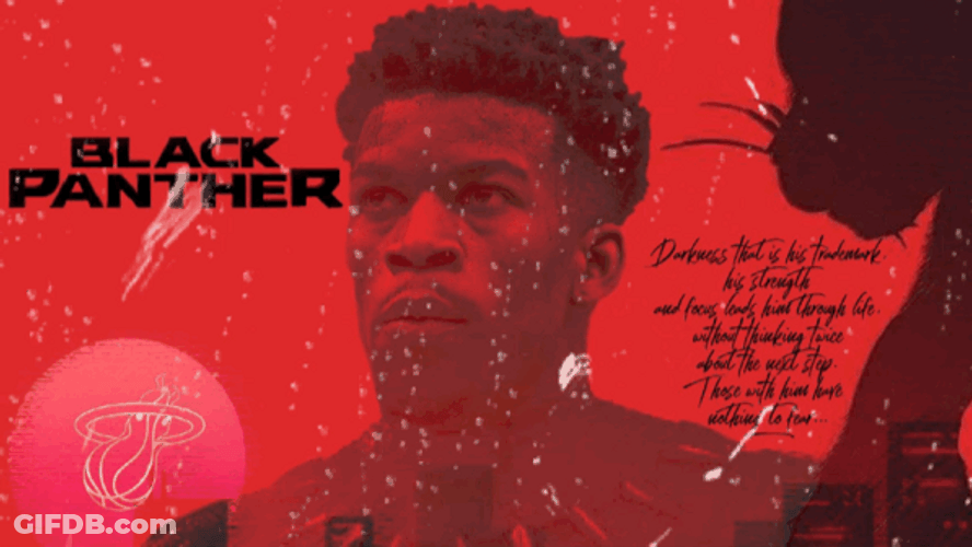 Jimmy Butler Black Panther GIF