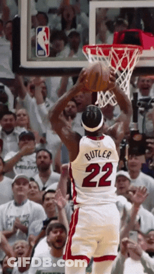 Jimmy Butler Dunk In His Game GIF