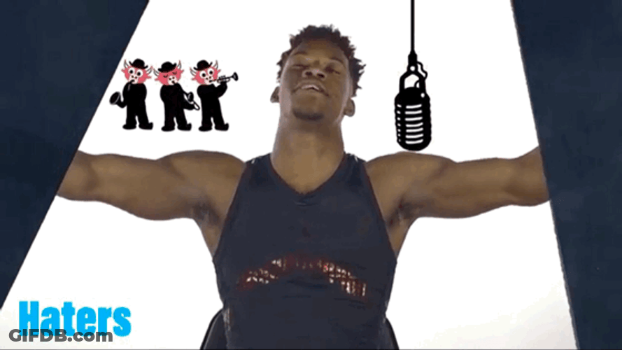 Jimmy Butler Singing GIF