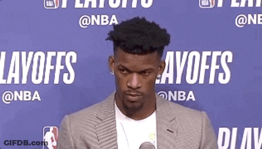 Jimmy Butler Standing Up GIF