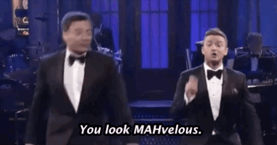Jimmy Fallon And Justine Timberlake You Look Marvelous GIF