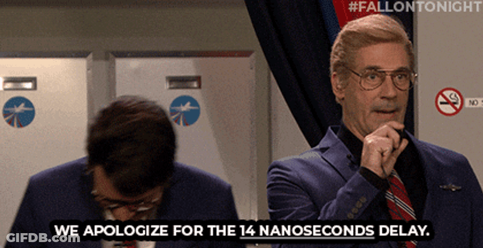 Jimmy Fallon Apologizing For The Delay GIF