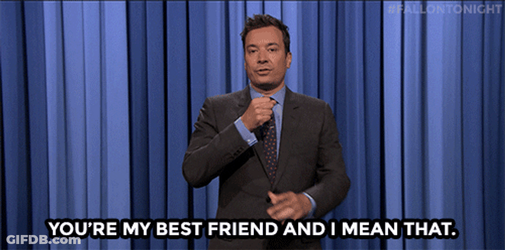 Jimmy Fallon Besties I Mean That GIF