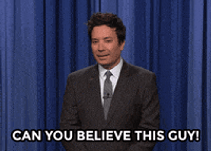 Jimmy Fallon Can You Believe This Guy GIF
