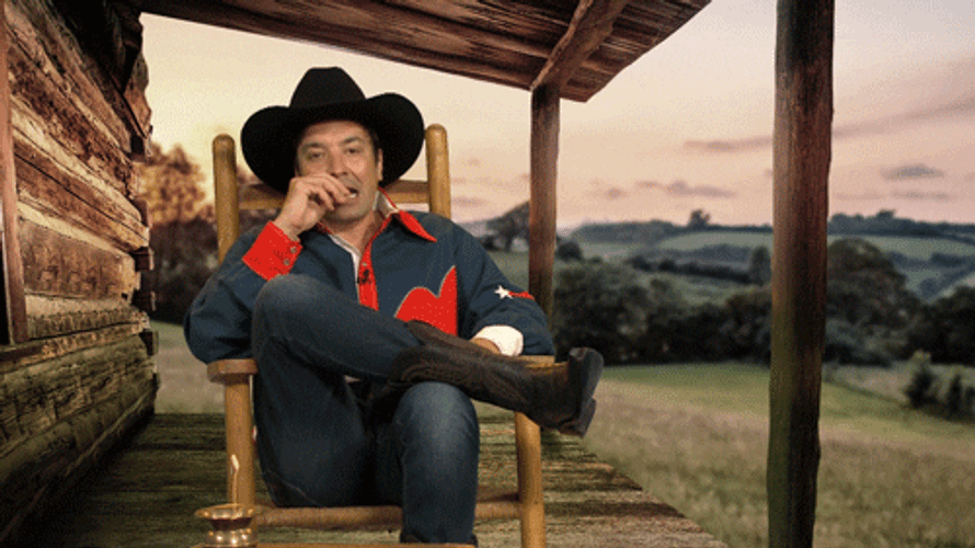 Jimmy Fallon Chewing Gum GIF