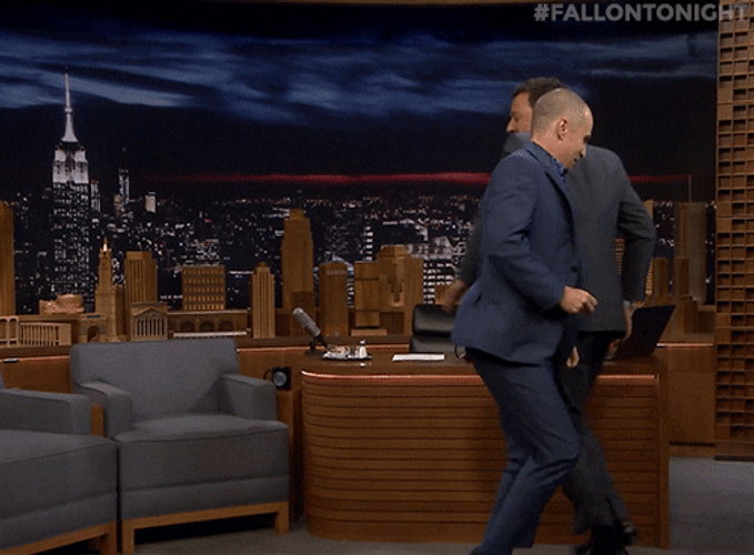 Jimmy Fallon Crazy Dance GIF