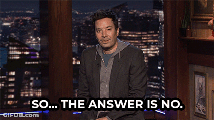 Jimmy Fallon Denied In The Question GIF