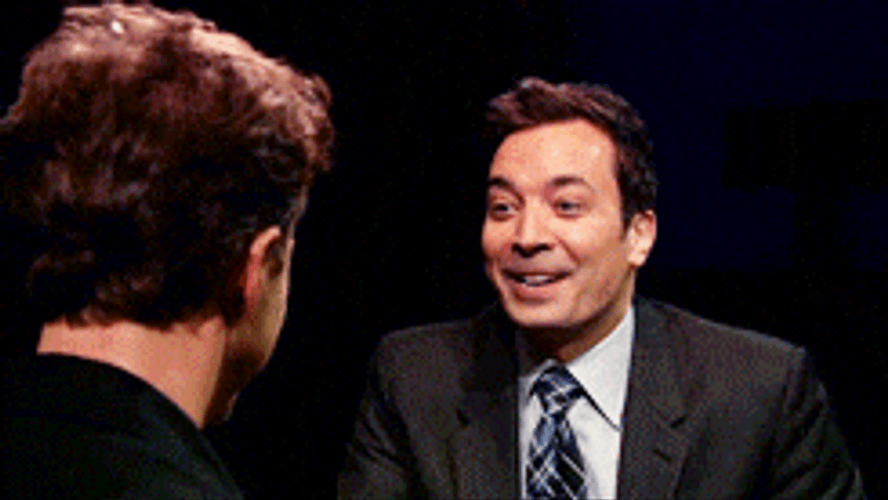 Jimmy Fallon Egg Laying King GIF