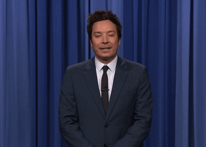 Jimmy Fallon Exaggerated Yawn GIF