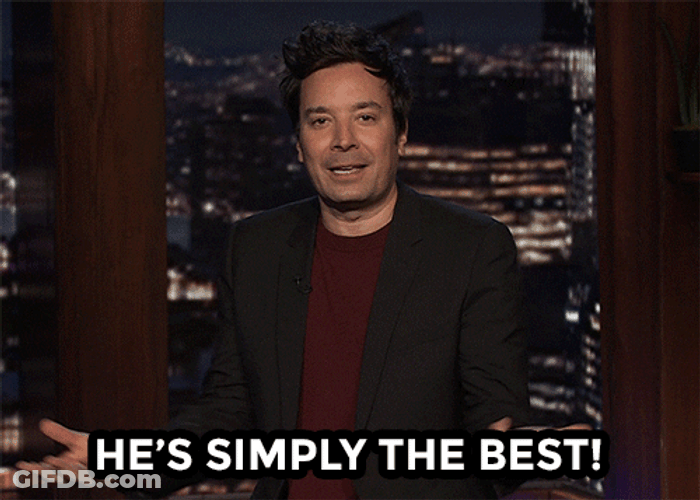 Jimmy Fallon He's Simply The Best GIF