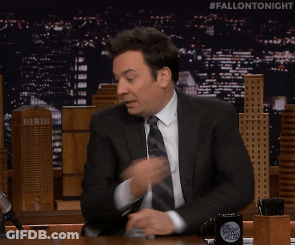 Jimmy Fallon Judo Chop GIF