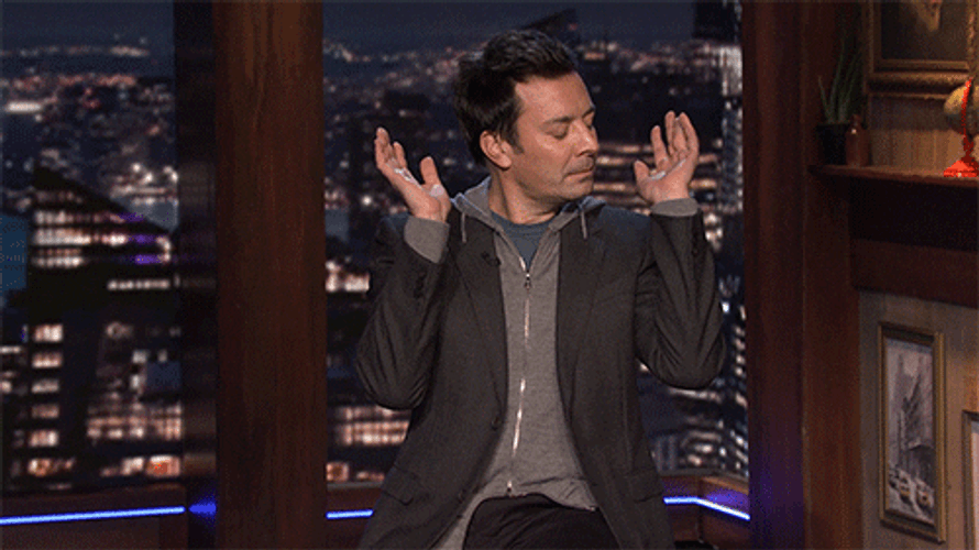 Jimmy Fallon Not Today Satan GIF