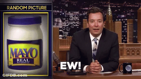Jimmy Fallon On The Tonight Show With A Jar Of Mayo GIF
