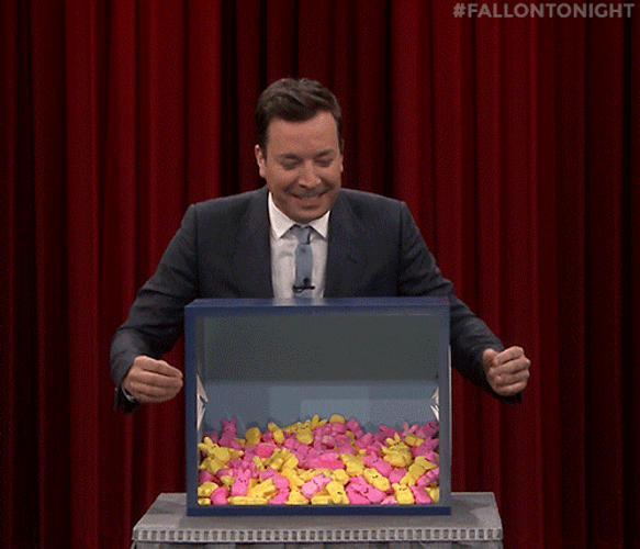 Jimmy Fallon Peeps GIF