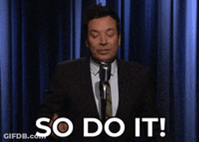 Jimmy Fallon So Do It GIF