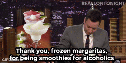 Jimmy Fallon Thanks Frozen Margaritas GIF