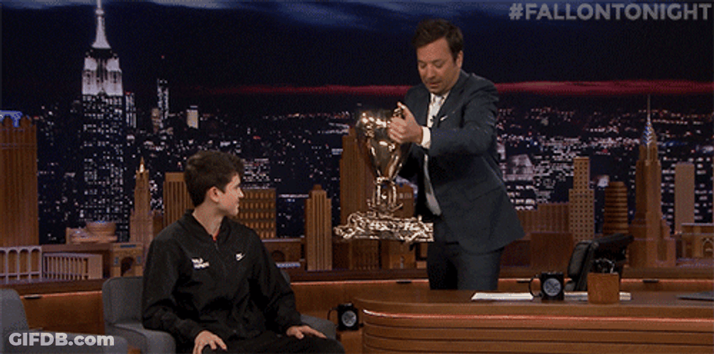 Jimmy Fallon Want My Trophy For Two Dollars GIF