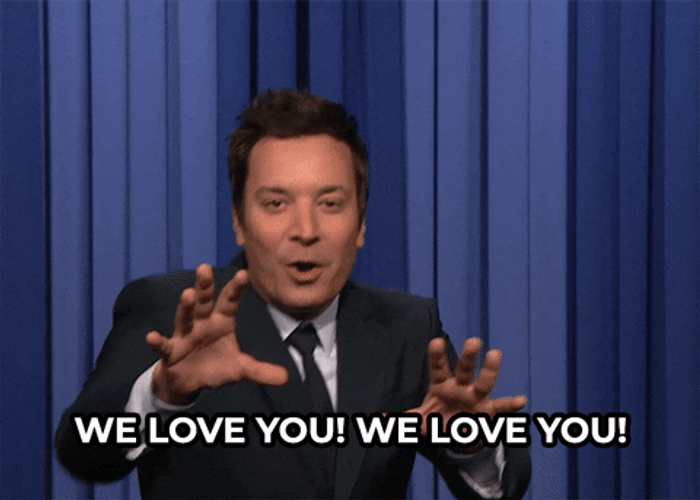 Jimmy Fallon We Love You GIF