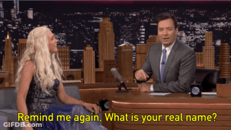 Jimmy Fallon What Is Your Real Name GIF