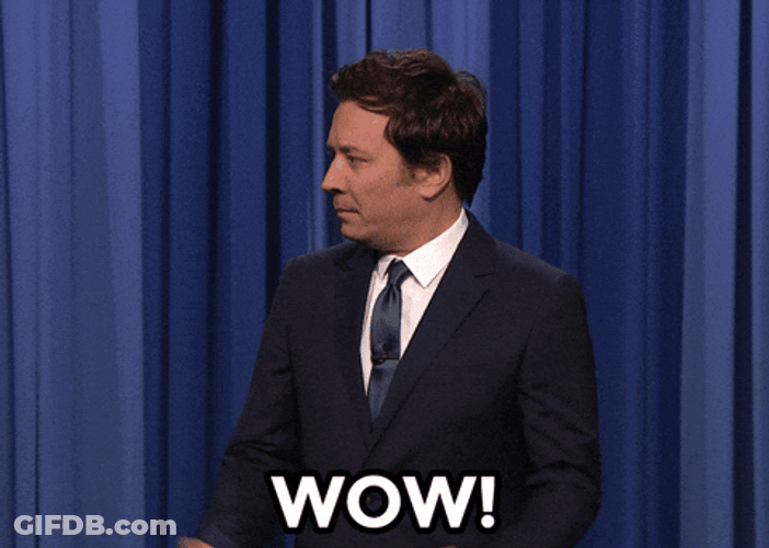 Jimmy Fallon Wowza This Is Amazing GIF