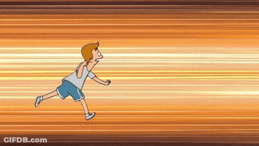 Jimmy Jr Running Fast GIF