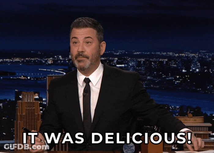 Jimmy Kimmel It Was Delicious GIF