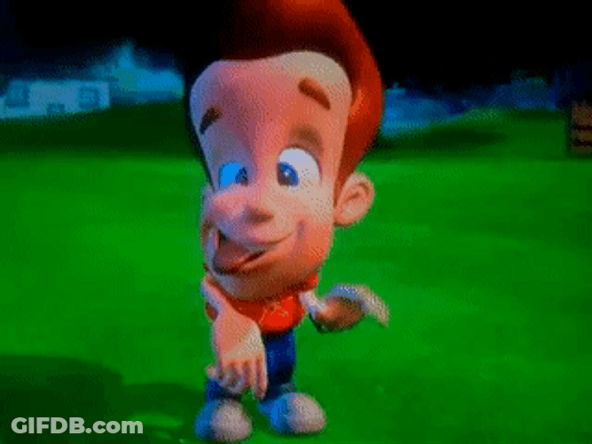 Jimmy Neutron Acting Silly GIF