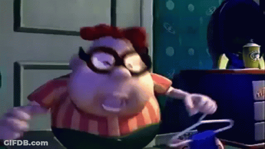 Jimmy Neutron Friend Carl Wheezer Singing GIF