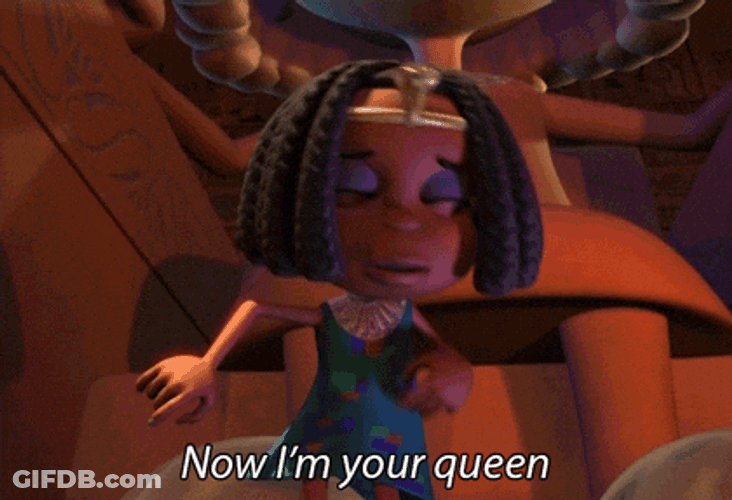 Jimmy Neutron Friend Libby Folfax As A Queen GIF