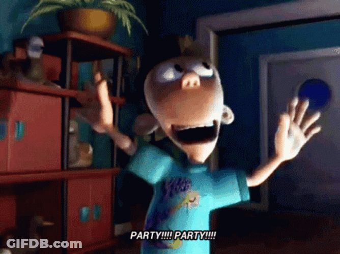 Jimmy Neutron Friend Sheen Estevez Party GIF