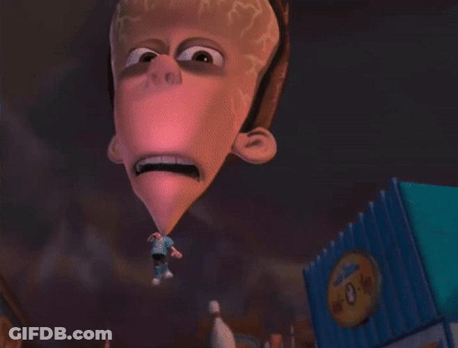 Jimmy Neutron Friend Sheen Estevez With Big Head GIF