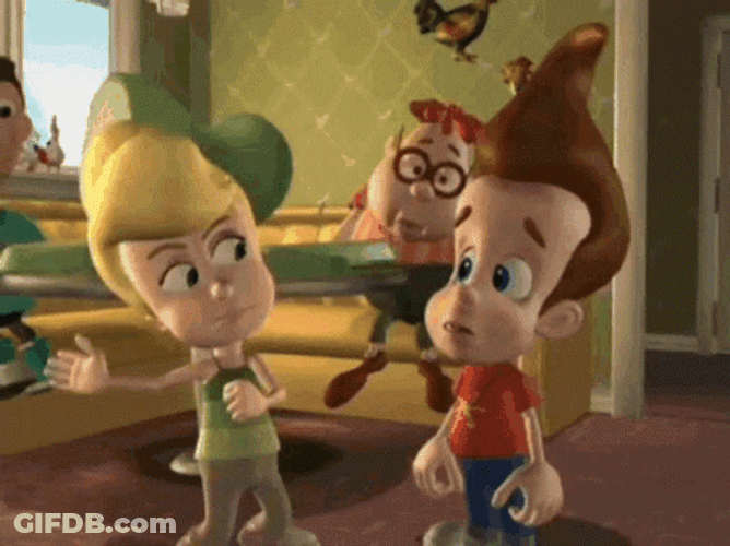 Jimmy Neutron Getting Slapped By Cindy Vortex GIF