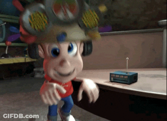 Jimmy Neutron Going Crazy GIF